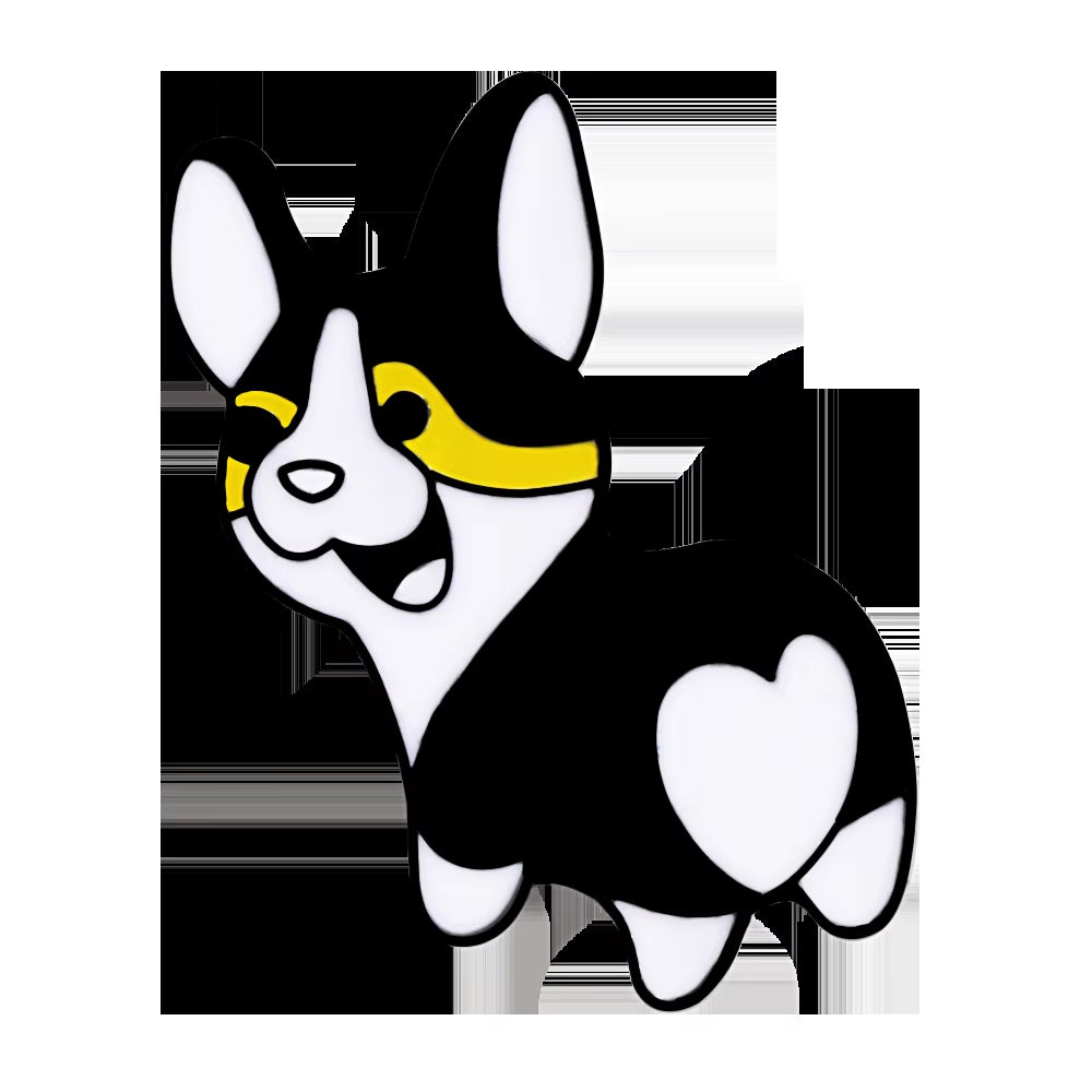 Cartoon Dog Collection Pins Brooch Corgi Bulldog Pet Lapel Pins Jackets Sweater Animal Pin Badge Enamel Pins Women Jewelry Hot