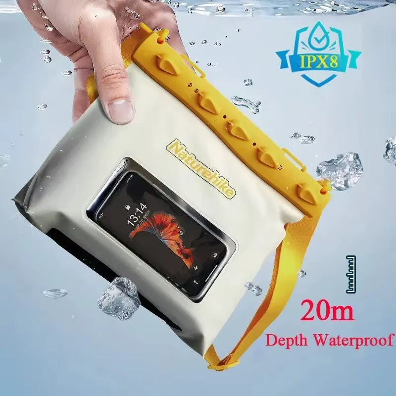 Waterproof Bag Beach Vacation Travel Phone Waterproof Bag Touch Screen Sea Swimming Snorkeling Drifting Dive Bag