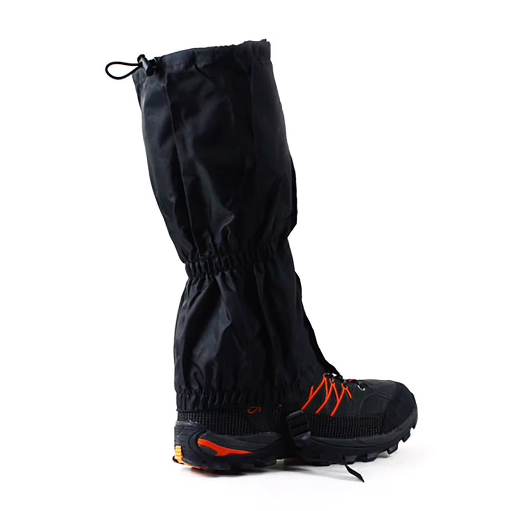 1 Pair Waterproof Leg Gaiters Hiking Trekking Gaiters Breathable Legging Skiing Shoes Cover Legs Protection Guard for Camping
