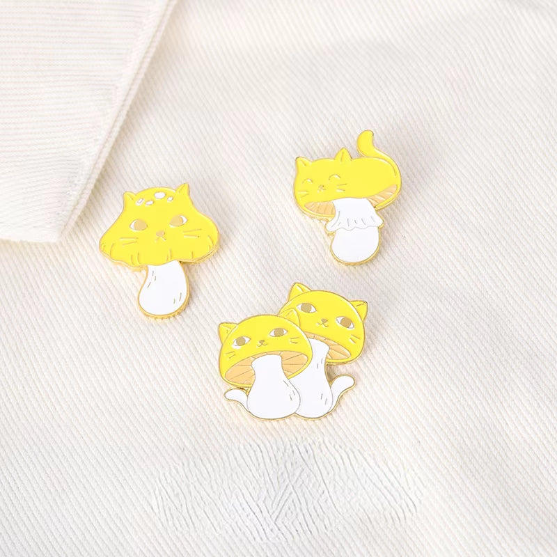 Animal Set Pins Unicorn Hippopotamus Pig Panda Cat Dog Rabbit Brooches Badges Funny Friends Gifts Pins for Backpacks Wholesale