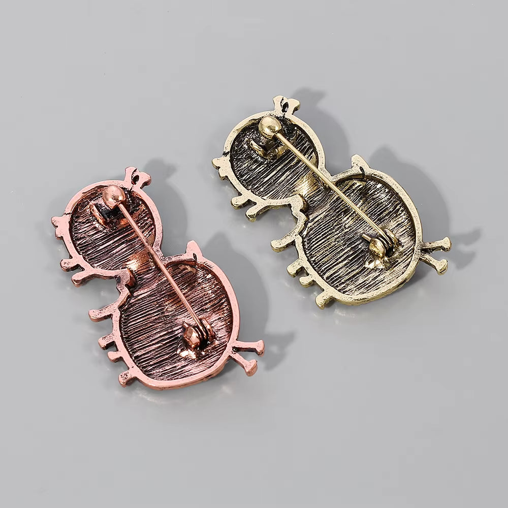 Fashion Vintage Sheep Brooch Badge Enamel Jewelry Ball of Yarn Animal Pins for Women Shirt Coat Daily Party Gift