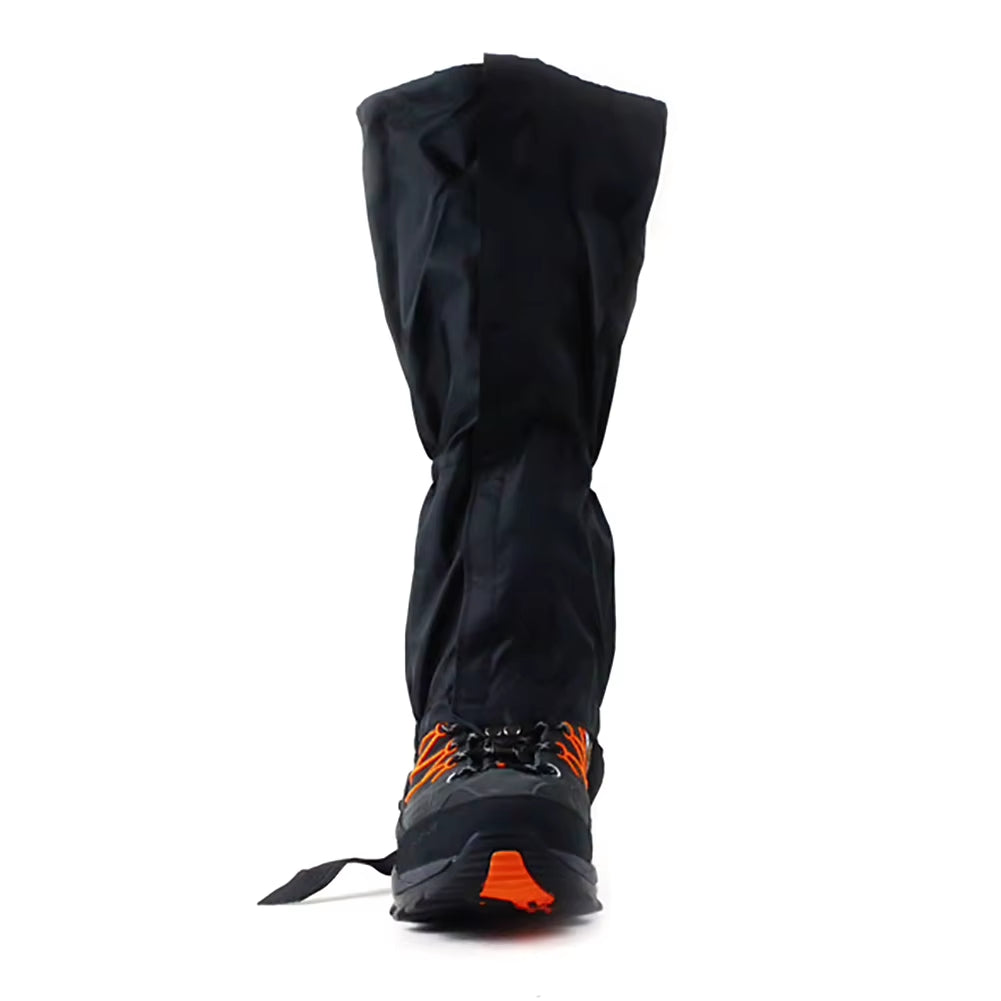 1 Pair Waterproof Leg Gaiters Hiking Trekking Gaiters Breathable Legging Skiing Shoes Cover Legs Protection Guard for Camping