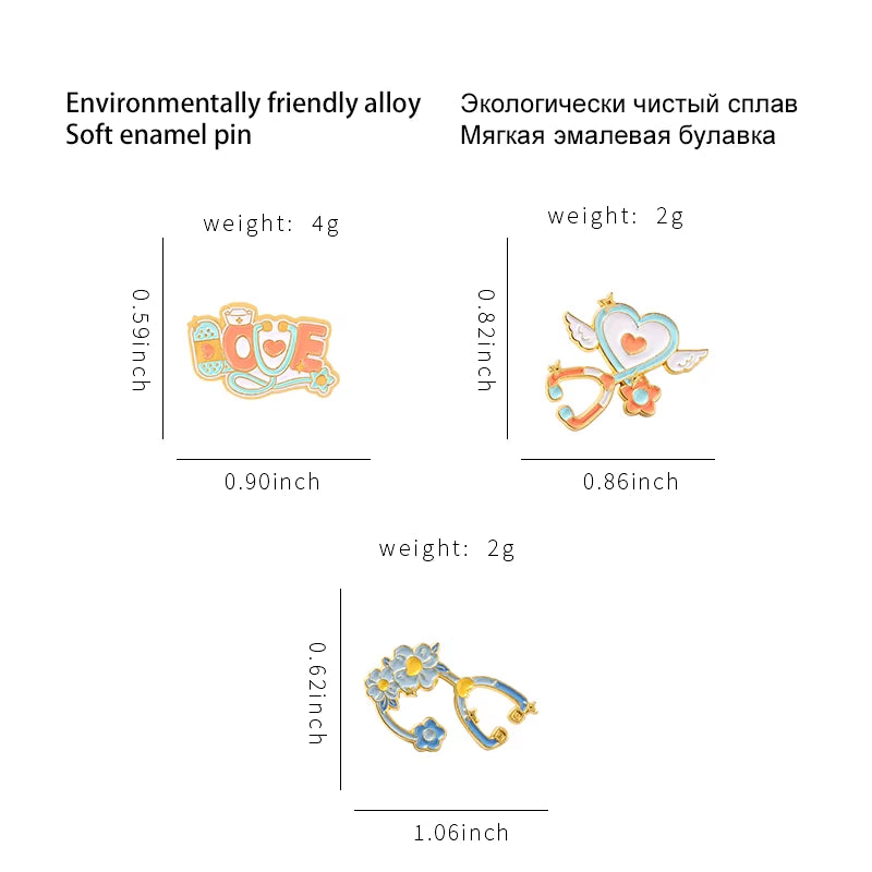 Animal Set Pins Unicorn Hippopotamus Pig Panda Cat Dog Rabbit Brooches Badges Funny Friends Gifts Pins for Backpacks Wholesale